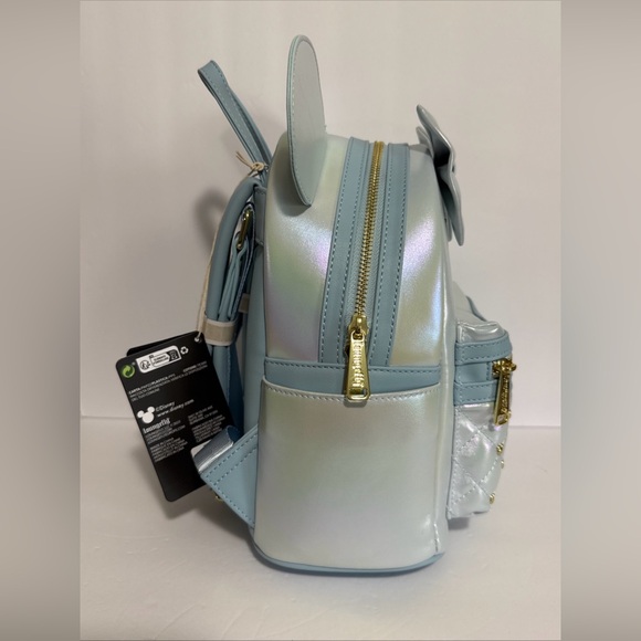 Disney Loungefly The Minnie Mouse Classic Series Mini Backpack - Iridescent Sky - Picture 4 of 7
